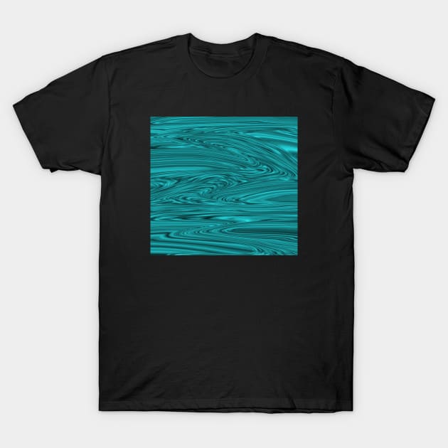 Blue Marble waves T-Shirt by Dolta